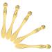 POPETPOP 5pi ces Applicateur Contour des Yeux M tal Stick de Massage pour Yeux et Visage Design Compact pour Trousse Maquillage Outil de Soin Visage Portable