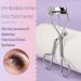 Eyelash Curlers & Tweezers Set - 2 in 1 Travel-Friendly for All Eye Shapes - Instant Beauty in Silver - Buy Online on GoSupps.com