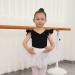 HIPPOSEUS Girls Long & Short Sleeve Leotard for Gymnastics, Dance, Ballet - Black, Size 8-9 Years - Buy Online on GoSupps.com