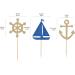 BCHOCKS Cupcake Toppers Paper Nautical - Buy Online on GoSupps.com