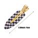 Mini Skater 9Pcs No Bend Hair Clips - Checkerboard Style for Seamless Hairpin, Curl Pin, and Makeup Application - Women's Hair Accessories - Buy Online on GoSupps.com