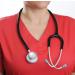 ADC Adscope Lite 619CHM Clinician Stethoscope Champagne Finish Black Tubing - Buy Online on GoSupps.com