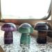 Gemstones for Decoration 1PC Natural Big Green Purple Fluorite Mushroom Shaped Polished Stone DecorNaturalStones and s Aura ningxiao - Buy Online on GoSupps.com