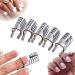 Reusable Nail Art Extension Forms - 5pcs Silver | Nail Salon & Home Manicure Accessory - Buy Online on GoSupps.com