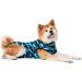 Suitical Recovery Suit for Dogs - XXL Blue Camouflage | International Shipping - Buy Online on GoSupps.com