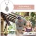 MAIXIANGGUOJI Ashes Keepsake Hollow Urn Necklace with Funnel Kit Waterdrop Ashes Cremation Jewellery for Dogs Cats Pet Ashes - Buy Online on GoSupps.com
