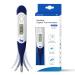 LAEEKCKC Femometer Digital Thermometers Oral Thermometer Adults Kids Babies Accurate Switchable Body Temperature Thermometer (dark blue)