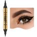 Scnvsi Liquid Eyebrow Pen Waterproof Eyeliner Pen Long Lasting Eyebrow Pencil with 4 Fork Tips Double Ended Eyebrow Pen - Buy Online on GoSupps.com