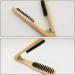 Choose Hair comb doublesided brush wooden handle antistatic clip comb for styling and smoothing hair without heat damage - Buy Online on GoSupps.com