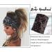 Summer Bohemian Bandanas Elastic Hair Bands Yoga Exercise Cotton Headband Women Headwear Print Vintage Cross Unisex Scrunchies Hair Accessories (Black) - Buy Online on GoSupps.com