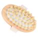 Shower massage brush hair-head skin-spa-bath massager wooden body brush muscle relaxation palms sauna bath massage scrubber for women and men