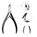 Ingrown Toenail Clippers for Thick Nails - Removal Kit with Tweezers, File, and Lifters (Black) - Buy Online on GoSupps.com