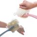 JAMSTONE Long Handle Bath Brush 2 in 1 Shower Sponge Set for Men and Women - Exfoliating Back Scrubber - Buy Online on GoSupps.com