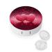 Contact Lens Case Red Heart Print Plastic Contact Lens Case contact Lens Care Box ontact Lens Travel Box