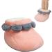 Brojaq Heated Foot Warmer - Washable Slipper Style Rechargeable Cold Weather Accessory for Work Read Travel - Cozy Pink Comfort - Buy Online on GoSupps.com