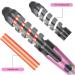 Automatic Curling Wand | Portable Curling Iron - Automatic Hair Curler Hair Straightener and Curler 2 in 1 Curling Iron for Hair Styling Pink US - Buy Online on GoSupps.com