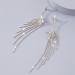 Shop Boho Silver Long Tassel Crystal Earrings - Statement Dangle for Women & Girls | Perfect for Weddings & Parties - Buy Online on GoSupps.com
