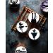 24 x Pre-Cut Halloween Mix 7 Edible Stand up Wafer/Rice Paper Cupcake Toppers Birthday Party Cake Decorations - Buy Online on GoSupps.com