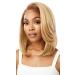 Outre Perfect Hairline Fully Hand Tied 13X4 Lace Wig HD Transparent Lace - DANNITA (1B) 1B Off Black - Buy Online on GoSupps.com
