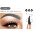 Eyebrow Pencil 4-Point Fork Tip Waterproof Eyebrow Pencil Smudgeproof Eyebrow Pencil Long Lasting Natural (3) - Buy Online on GoSupps.com