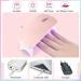Flexible Nail Practice Hand & Acrylic Powder Kit with Nail Drill & Dryer Lamp - 12 Colors for Beginners - Buy Online on GoSupps.com