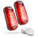 Great LED flashing light school satchel - light clip small light & with Velcro tape - LED safety light school bags flashing light light clip children school bags light pendant backpack light children 2 Pack