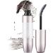 4D Fiber Lash Mascara | Voluminous Makeup Lash Mascara for Makeup Lovers - Elastic Brush Head Make Lashes Look Thick and Long for Mother Wife Girlfriend Black - Buy Online on GoSupps.com