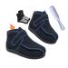 Women's Diabetic Shoes Extra Wide Women Fattening and Widening Winter Thermal Adjustable Diabetic Shoes Comfortable House Indoor Outdoor Shoes for Elderly Diabetic Fasciitis 8 Blue