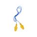 3M E-A-R UltraFit Corded Ear Plugs 340-4004 100-Pair Yellow Poly Bag 3404004
