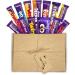 Personalised Cadbury chocolates hamper gift for everyone in unique presentation Full Sized Bars of the most favourite flavours comes with your own meaningful message (Personalised) - Buy Online on GoSupps.com