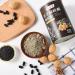 Black sesame walnut and mulberry powder Chinese black bean and black rice soup healthy and nutritious breakfast Congee 600g/can ready to eat soup delicious meal substitute (sugar free 2 cans) sugar free 2 cans - Buy Online on GoSupps.com