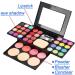 Jojomis 39Color Foldable Cosmetic Set Blusher Powder Eye Shadow Makeup Lipstick - Buy Online on GoSupps.com