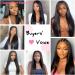 Rebecca Beauty Brazilian Human Hair Lace Front Wig 14 Inch - 10A Grade 4X4 Lace Closure, Pre-Plucked, 180% Density - Natural Straight Hair for Black Women - Buy Online on GoSupps.com