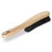 Hat Brush Felt Hats Fedora Baseball Cap Western Cowboy Hat Cleaner Lint Remover Clothes Suits Garment Wool Cashmere Furniture Pet Hair Cleaning Kit - 100% Horse Hair Bristle Large Beech Wood Handle Beige