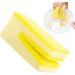 Fovolat Dish Sponges - U-Shaped Dish Scrubber Scouring Pad Non-Scratch Dish Wash Sponge Reusable Scrubbing Sponge for Kitchen Sink Bathroom Toilet Yellow - Buy Online on GoSupps.com