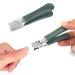 SG Nekoo Nail Clippers for Thick Nails - Ultra Sharp Curved Cutter for Adults, Men, Women, Seniors - Mid-Dark Green - Buy Online on GoSupps.com