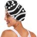 Super Absorbent Pattern Hair Towel 2 Pack - Quick Dry Hair Turbans with Button Wrap for Women & Girls - Ideal for All Hair Types - Buy Online on GoSupps.com