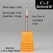 C & I Diamond Nail Drill Bit Flame Shape E-File Professional Cuticle Clean Drill Bit Improved Diamond Powder plus Tungsten Carbide Shank 3/32 (1.8 mm mini Fine -F) - Buy Online on GoSupps.com