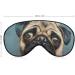 Funny Pug Dog Sleep Mask | Cute Light-Blocking Sleep Mask for Women | Adjustable Strap Eye Cover Eyeshade - Buy Online on GoSupps.com