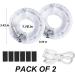 Solhice 2 Tire Rechargeable Bike Wheel Lights - Waterproof LED Cycling Spoke Lights for Night Riding - 7 Color Bicycle Decoration Light for Kids and Adults - Buy Online on GoSupps.com