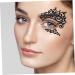 Ipetboom 3 Pairs Lace Eyeliner Stickers Lace Applique Glitter Eyeshadow Eye Sticker Black Fabric Eye Face Decals Makeup Halloween Decals Pride Lace Face Shimmer Paper Make up - Buy Online on GoSupps.com