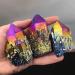 Gift for Family 100G+Natural Rainbow Titanium Crystal Cluster Crystal Point Quartz Specimen Home Decoration Rock Gem Stone Reiki1PC Lucky Stone Raw Stones and Minerals Stone Mineral Specimen - Buy Online on GoSupps.com