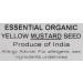 JustIngredients Essentials Organic Yellow Mustard Seeds 1 kg - Buy Online on GoSupps.com