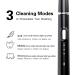 SARMOCARE Electric Toothbrush for Adults & Kids - 40000 VPM 2 Min Timer Waterproof Slim Travel Case & 6 Brush Heads - Rechargeable Sonic Toothbrush - Black - Buy Online on GoSupps.com