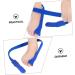 BESPORTBLE 3pcs Toe Strap Toe Splitter Set - Health Protective Separator Stretchy Stretcher - Blue Comfortable Cloth Toe Divider x3pcs - Buy Online on GoSupps.com