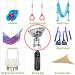 Super Silent  No Squeaking  Permanent Antirust 360 Swivel Swing Hanger  Heavy Duty Swing Hook with 4 Screws for Concrete Wooden Hanging Hardware for Porch Chair Hammock Gym SELEWARE silent swing swivel hook - Buy Online on GoSupps.com
