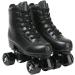 Jessie PU Leather Roller Skates | Adjustable Four-Wheel Premium Skates for Women, Men, Boys, Girls | Flash Wheel | Women's 8 / Men's 6.5 - Buy Online on GoSupps.com