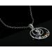 Harmonize Om Round Pendant 7 Chakra Balancing Therapy Reiki Healing Crystel Spiritual Amulet - Buy Online on GoSupps.com