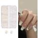 Nail Charms Durable Decorative Nail Art Rhinestones White Small 5 Boxes Beautiful for Travel for Girls (DQ-A03) - Buy Online on GoSupps.com