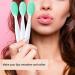 24-Piece Silicone Peeling Lip Brush Set - Double-Sided Lip Scrubber & Soft Face Cleaning Applicator (Green) - Ideal for Smooth Clean Lips - Buy Online on GoSupps.com